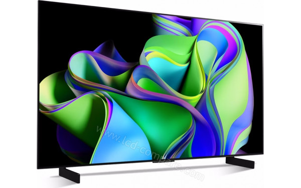 LG OLED42C34LA - Vue 3/4 gauche