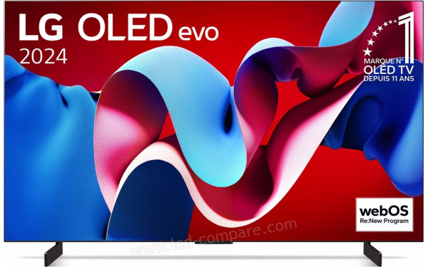 LG OLED42C41LA - Vue de face