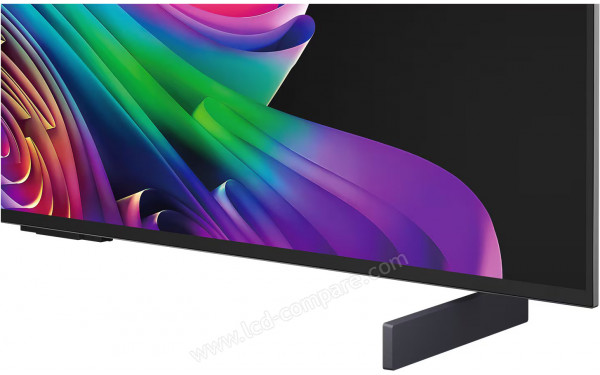 LG OLED42C6 - Zoom sur la partie basse
