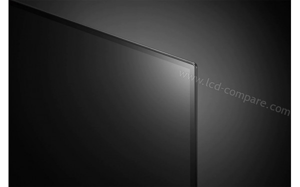 LG OLED48C21LA - Zoom sur le coin sup&eacute;rieur droit