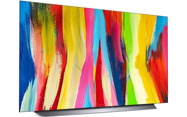 LG OLED48C27LA - Vue 3/4 gauche