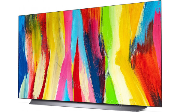 LG OLED48C27LA - Vue 3/4 droite