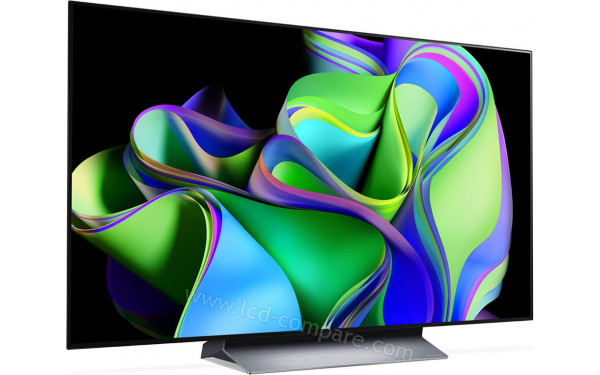 LG OLED48C32LA - Vue 3/4 gauche