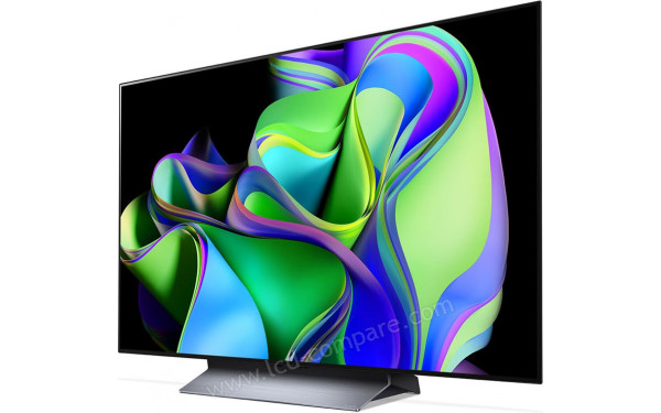 LG OLED48C3 - Vue 3/4 droite