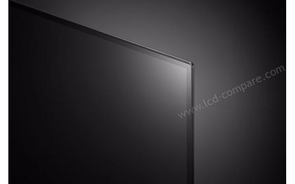LG OLED48C36LA - Zoom sur le coin sup&eacute;rieur droit