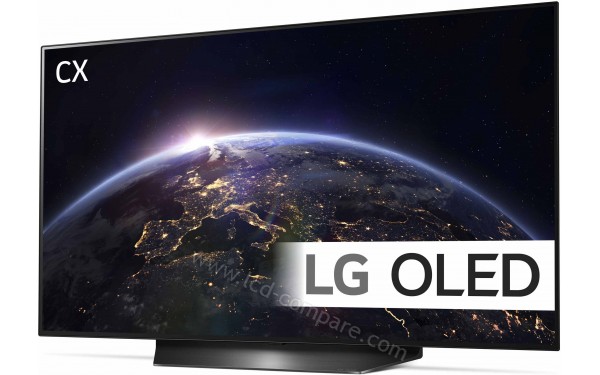 LG OLED48CX8 - Vue 3/4 droite