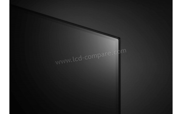 LG OLED48CX8 - Zoom sur le coin sup&eacute;rieur droit