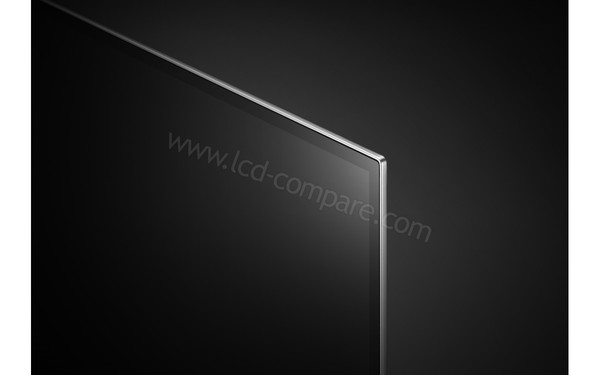 LG OLED55B7V - Zoom sur le coin sup&eacute;rieur droit