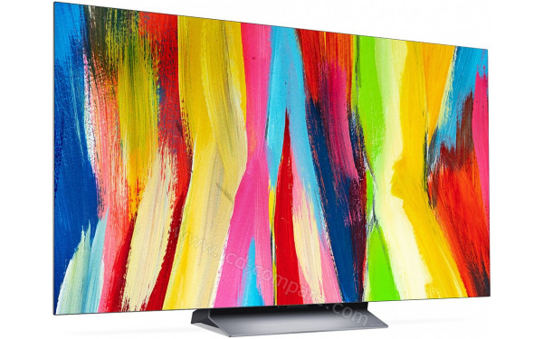 LG OLED55C21LA - Vue 3/4 gauche
