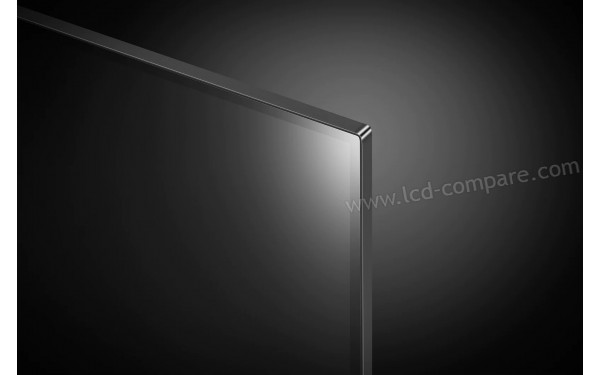 LG OLED55C2 Noir - Zoom sur le coin sup&eacute;rieur droit