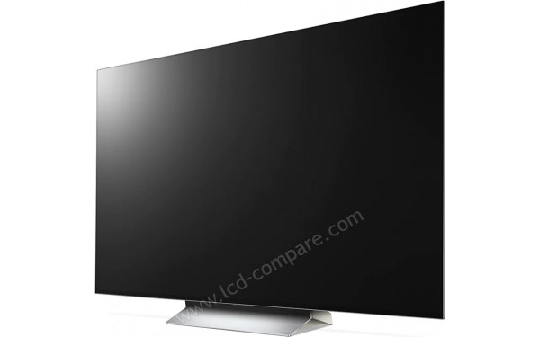 LG OLED55C2 Blanc - Vue 3/4 droite