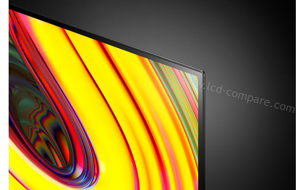 LG OLED55CS6LA.API - Zoom sur le coin sup&eacute;rieur droit