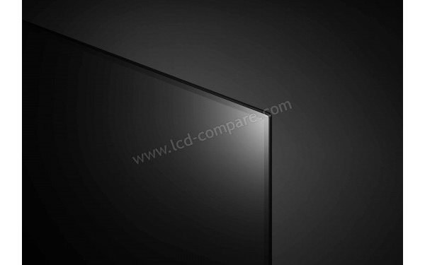 LG OLED55CX3 - Zoom sur le coin sup&eacute;rieur droit