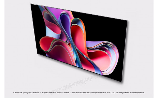 LG OLED55G3 - Vue 3/4 droite