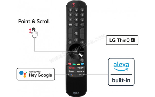 LG OLED65B23LA - T&eacute;l&eacute;commande
