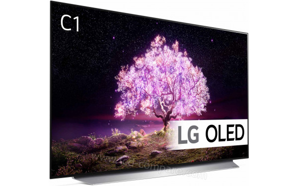 LG OLED65C16LA.API - Vue 3/4 gauche