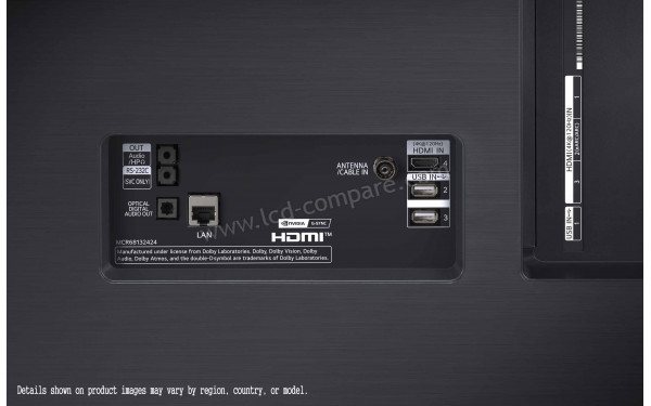 LG OLED65C17LB - Connectiques