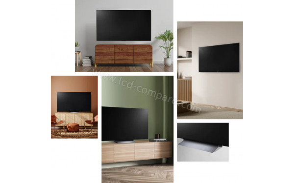 LG OLED65C2 Blanc - Mise en situation