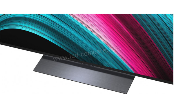 LG OLED65C59LB - Zoom sur la partie basse