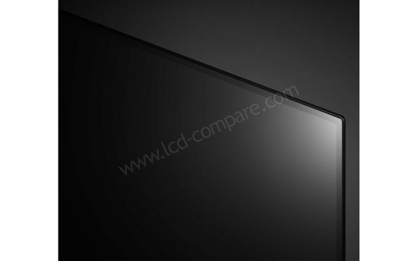 LG OLED65C97LA - Zoom sur le coin sup&eacute;rieur droit