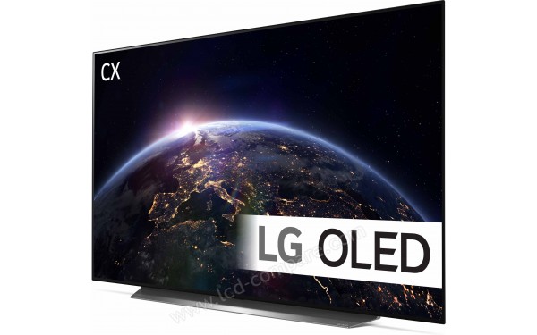 LG OLED65CX6 - Vue 3/4 droite