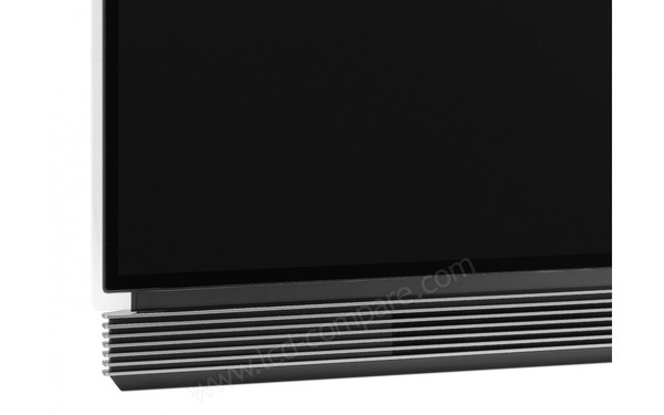 LG OLED65E6V Import EU - Zoom sur le coin inf&eacute;rieur gauche