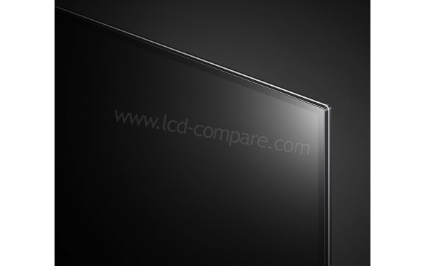 LG OLED65E9 - Zoom sur le coin sup&eacute;rieur droit