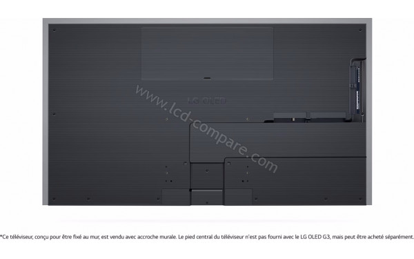LG OLED65G3 - Vue de l'arri&egrave;re