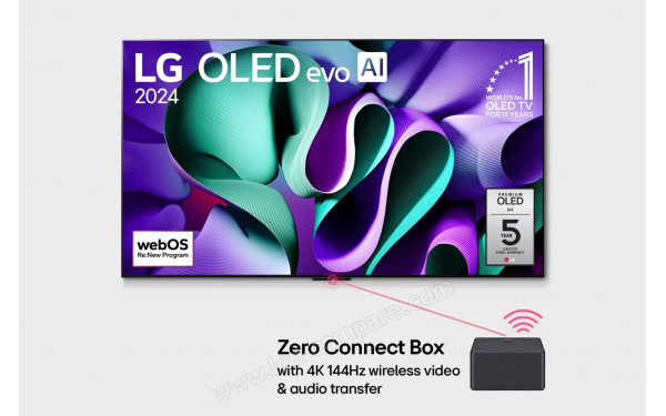 LG OLED65M4 - Vue de face