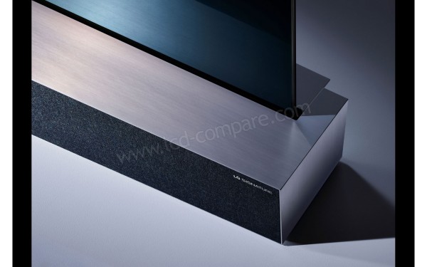LG OLED65R9 - Zoom sur la partie basse