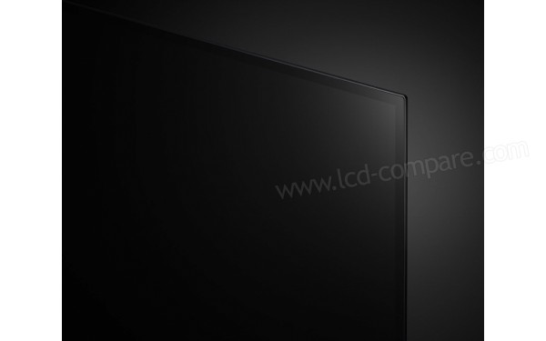 LG OLED65W9 - Zoom sur le coin sup&eacute;rieur droit