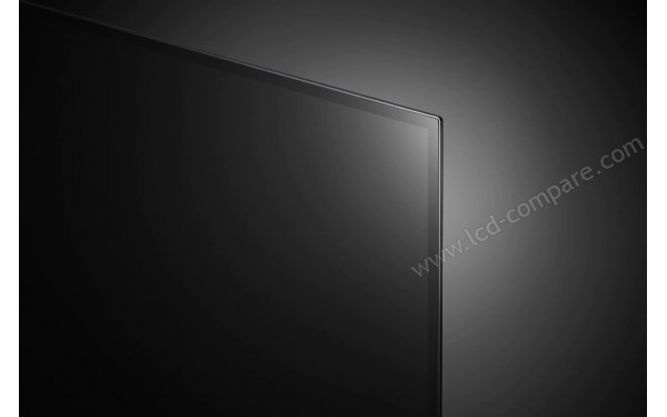LG OLED65WX - Zoom sur le coin sup&eacute;rieur droit