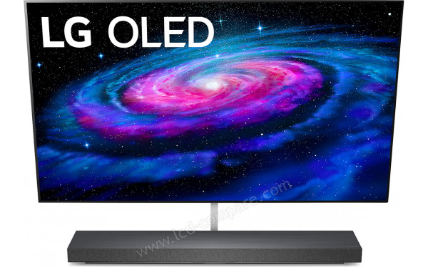 LG OLED65WX - Vue de face en perspective