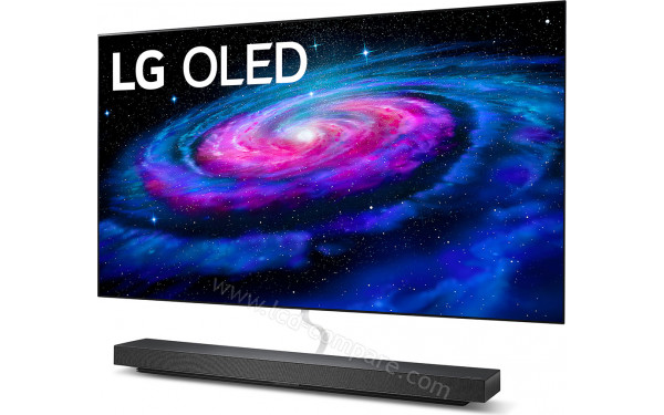 LG OLED65WX - Vue 3/4 droite