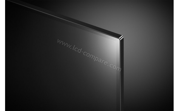LG OLED77B4E - Zoom sur le coin sup&eacute;rieur droit
