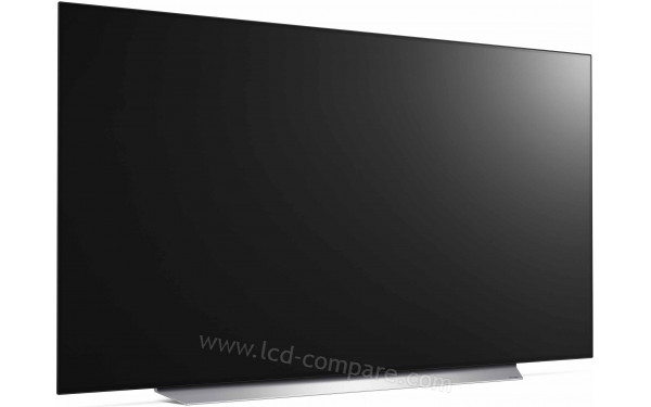 LG OLED77C1 Blanc - Vue 3/4 gauche