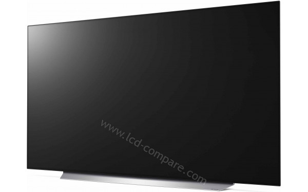 LG OLED77C1 Blanc - Vue 3/4 droite