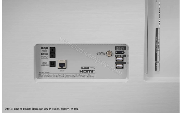 LG OLED77C16LA.API - Connectiques