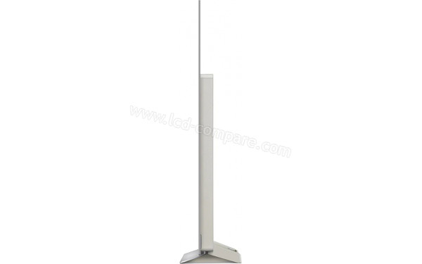 LG OLED77C2 Blanc - Vue de profil