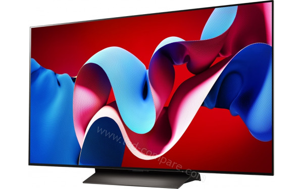 LG OLED77C47LA - Vue 3/4 droite