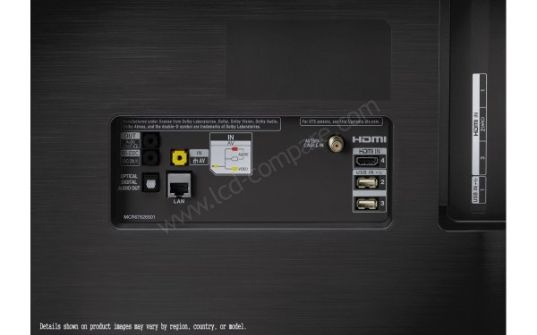 LG OLED77C9 - Connectiques