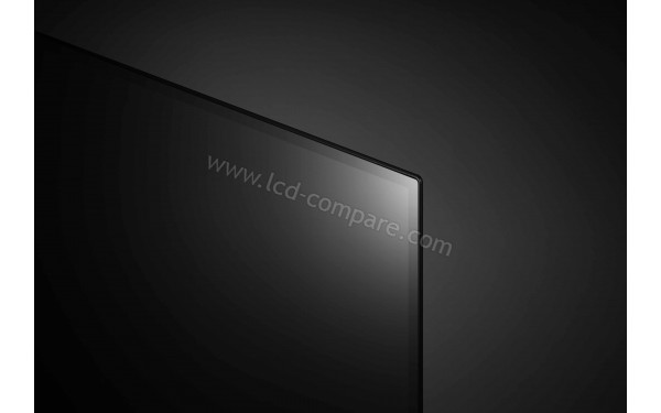 LG OLED77CX9 - Zoom sur le coin sup&eacute;rieur droit