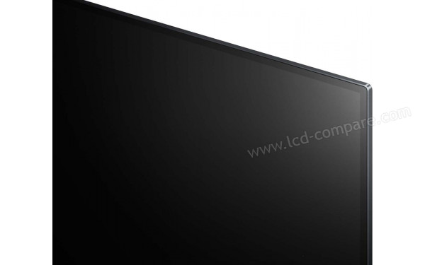 LG OLED77G1 - Zoom sur le coin sup&eacute;rieur droit