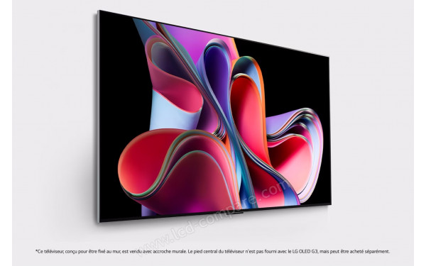 LG OLED77G3 - Vue 3/4 gauche