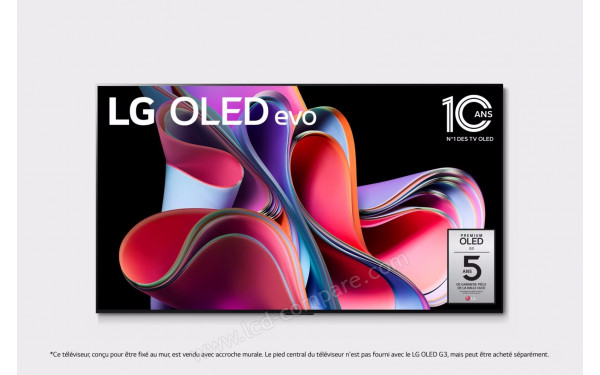 LG OLED77G3 - Vue de face