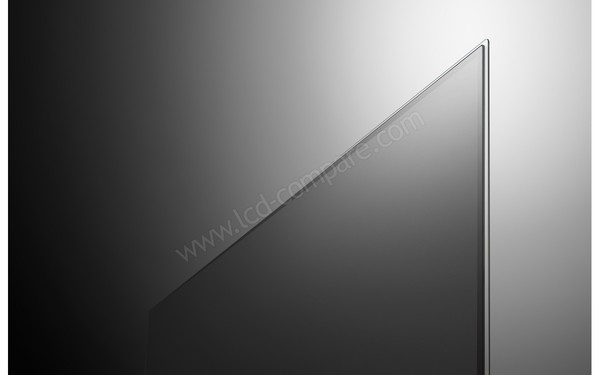 LG OLED77G7V - Zoom sur le coin sup&eacute;rieur droit