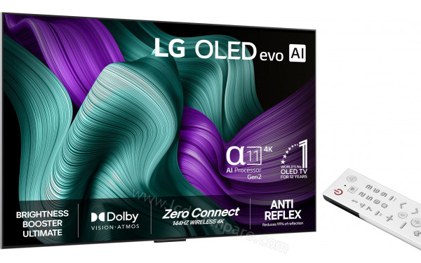 LG OLED77M5 - Vue 3/4 gauche