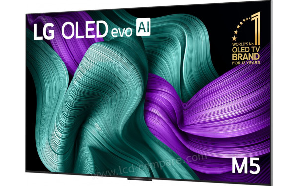 LG OLED77M5 - Vue 3/4 droite