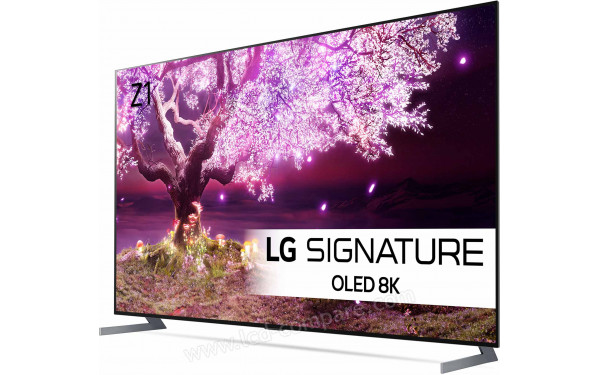 LG OLED77Z1 - Vue 3/4 droite