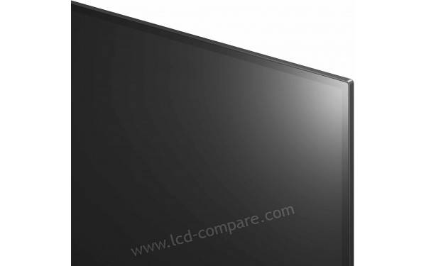 LG OLED77Z1 - Zoom sur le coin sup&eacute;rieur droit